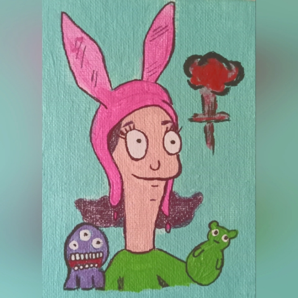 Bombs Away Louise Belcher Painting